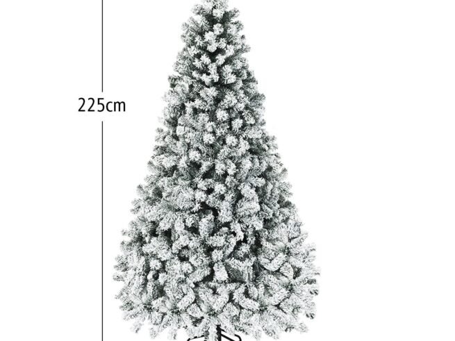 Artificial Christmas Tree 225 CM with 450 LED 1010 Branches PVC