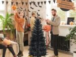 Artificial Halloween/Christmas Tree Black 150 cm 300 Branches
