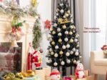 Artificial Halloween/Christmas Tree Black 150 cm 300 Branches