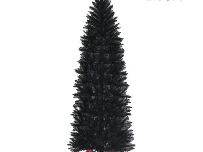 Artificial Halloween/Christmas Tree Black 210 cm 995 Branches