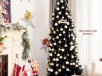 Artificial Halloween/Christmas Tree Black 180 cm 743 Branches