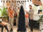 Artificial Halloween/Christmas Tree Black 180 cm 743 Branches