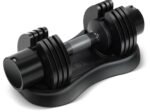 5-in-1 Adjustable Dumbbell with Tray and Non-slip Metal Handle 12.5kg