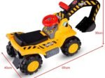 Excavator Tractor Ride On Toy for Children Safety Helmet