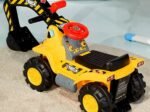 Excavator Tractor Ride On Toy for Children Safety Helmet