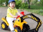 Excavator Tractor Ride On Toy for Children Safety Helmet