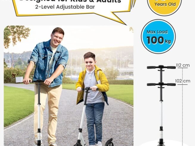 One-Second Foldable Scooter Kickstand ABCE-7 Bearings Load 100 kg