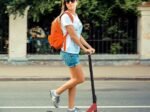Freestyle Scooter with 360° PU Wheels Rear Brake and Non-Slip Handlebar