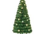 Illuminated Artificial Christmas Tree 150 cm LED Lights 8 Lighting Modes