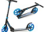 Kick Scooter Foldable and Adjustable Design with 2 Big Wheels LED Lights