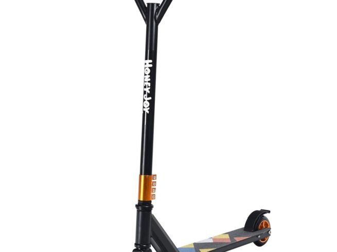 Stunt Kick Scooter with 360° PU Wheels Rear Brake and Non-Slip Handlebar