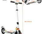 2 Wheel Scooter with Foldable Brake 3 Adjustable Heights Load 100KG