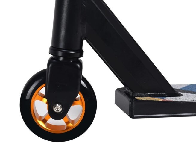 Stunt Kick Scooter with 360° PU Wheels Rear Brake and Non-Slip Handlebar