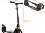 2 Wheel Scooter with Foldable Brake 3 Adjustable Heights Load 100KG