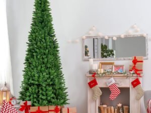 LED Artificial Christmas Tree 225cm Longiform 350 LED Colorful Lights