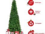 Artificial Christmas Tree Longiform 198 cm 250 LED Colored Lights