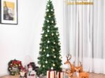 LED Artificial Christmas Tree 225cm Longiform 350 LED Colorful Lights