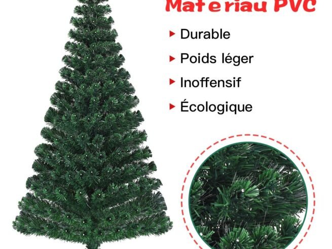 Artificial Christmas Tree 150cm 180 LED Lights 8 Lighting Modes