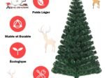 Artificial Christmas Tree 180cm 230 LED Lights 8 Lighting Modes