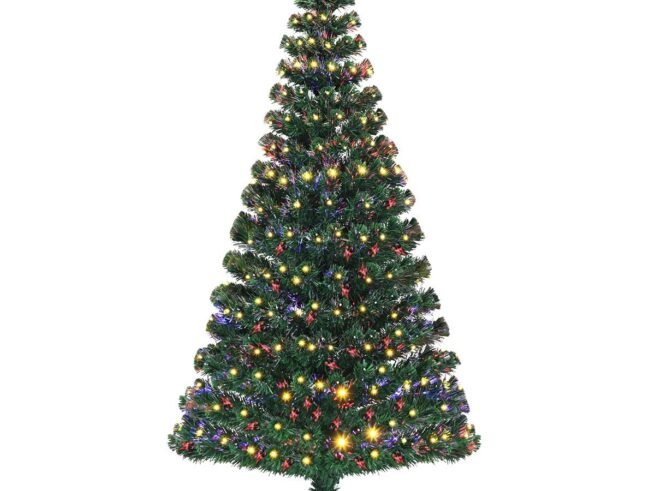 Artificial Christmas Tree 180cm 230 LED Lights 8 Lighting Modes
