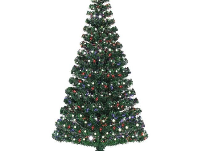 Artificial Christmas Tree 180cm 230 LED Lights 8 Lighting Modes