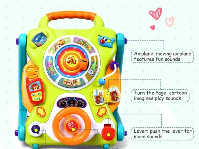 3 in 1 Talking Walker for Baby 9+Months Interactive for Learning to Walk
