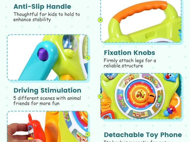 3 in 1 Talking Walker for Baby 9+Months Interactive for Learning to Walk