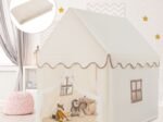 Children's Playhouse Play Tent Cotton Princess Style Hut Coffee