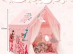 Children's Play Tent Playhouse Breathable Mesh Windows Pink