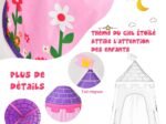 Children's Play Tent Playhouse Thick Oxford Fabric Carrying Bag Pink
