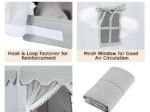 Children's Playhouse Play Tent Cotton Princess Style Hut Gray