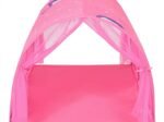 Kid's Bed Portable Pop Up Playhouse with Mosquito Net 144 x 102 x 82 CM Pink