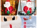 Inflatable Santa Claus Christmas Decoration LED Lights 100cm