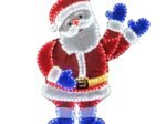 Lighted Santa Claus Christmas Decoration 125cm 381 LED Lights