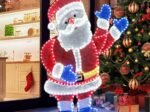Lighted Santa Claus Christmas Decoration 125cm 381 LED Lights