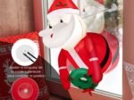Inflatable Santa Claus Christmas Decoration LED Lights 100cm