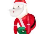 Inflatable Santa Claus Christmas Decoration LED Lights 100cm