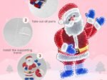 Lighted Santa Claus Christmas Decoration 125cm 381 LED Lights
