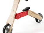 Scooter for Children 2 in 1 Adjusted to Balance Bike Removable Seat Wooden Frame