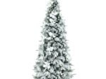 Snowy Christmas Tree Longiline 150 cm Metal Stand Decoartion