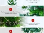 Artificial Snowy Christmas Tree 180 cm with 976 Branches Metal Stand