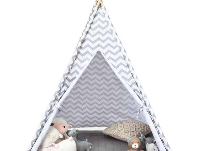Indian Teepee Tent for Children with Mat and Carry Bag 160 x 120 x 120 cm