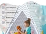 Indian Teepee Tent for Children with Mat and Carry Bag 160 x 120 x 120 cm