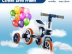 4-in-1 Multifunctional Kids Training Balance Trike wih Adjustable Push Handle