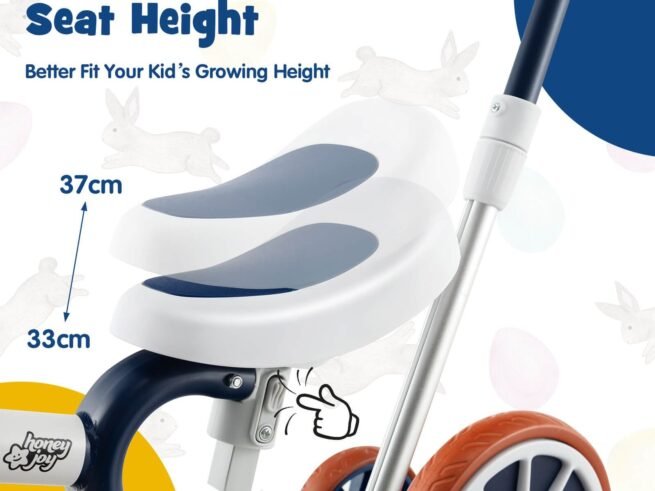 4-in-1 Multifunctional Kids Training Balance Trike wih Adjustable Push Handle