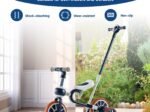 4-in-1 Multifunctional Kids Training Balance Trike wih Adjustable Push Handle