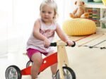 2-in-1 Wooden Tricycle and Balance Bike with Adjustable Seat Shockproof from 18 Months