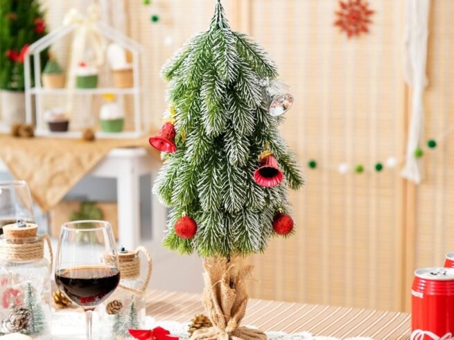 Artificial Table Christmas Tree 49 cm Miniature with PE Branches