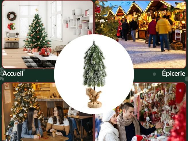 Artificial Table Christmas Tree 49 cm Miniature with PE Branches