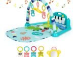 Musical Activity Mat for Baby Swivel Piano, Music and Light, 4 Toys